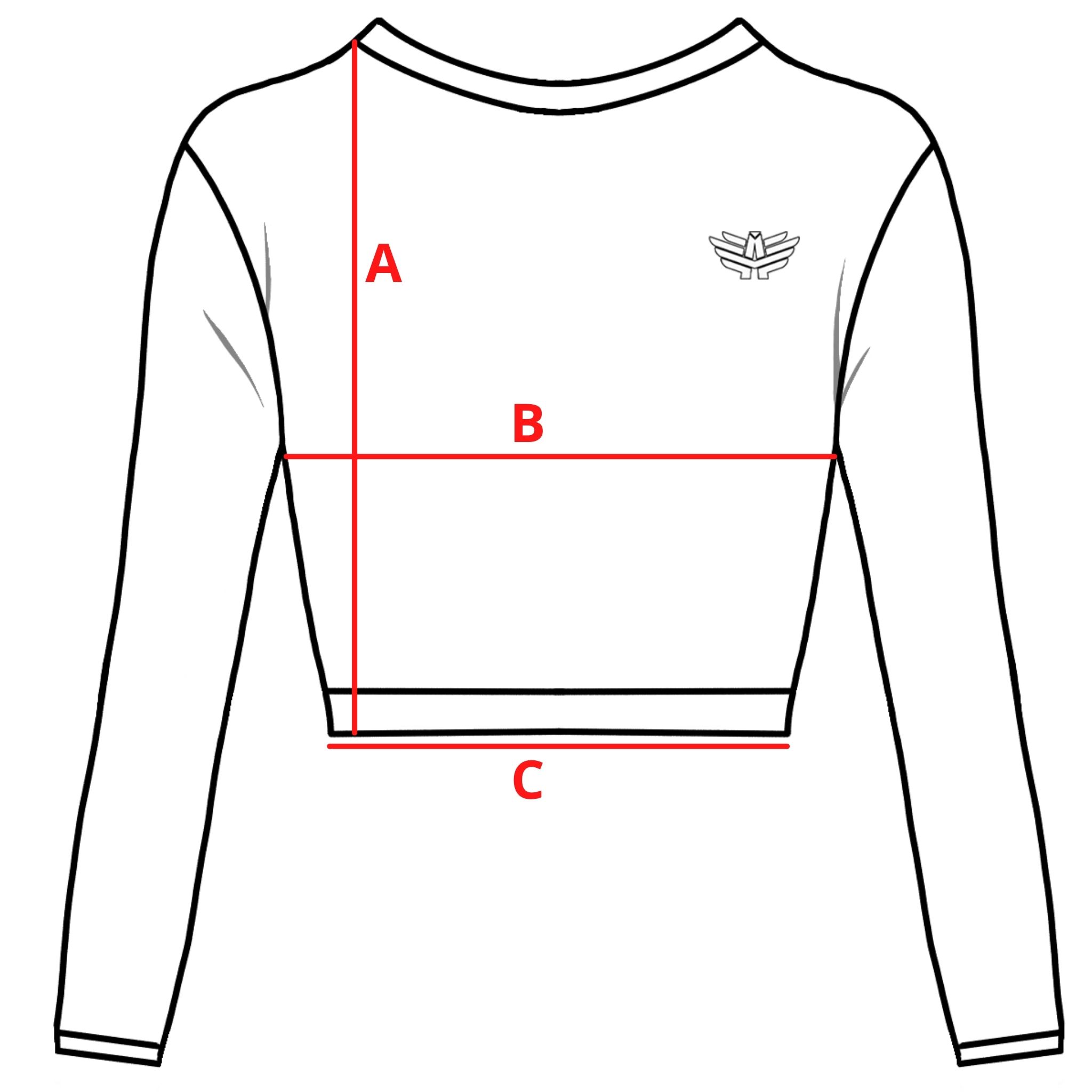 Rozměry pro Crop Top Solid