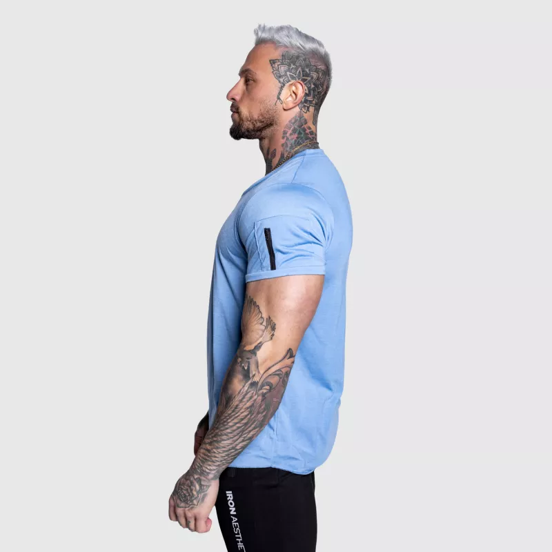Pánské tričko Iron Aesthetics Stylish, modré-3