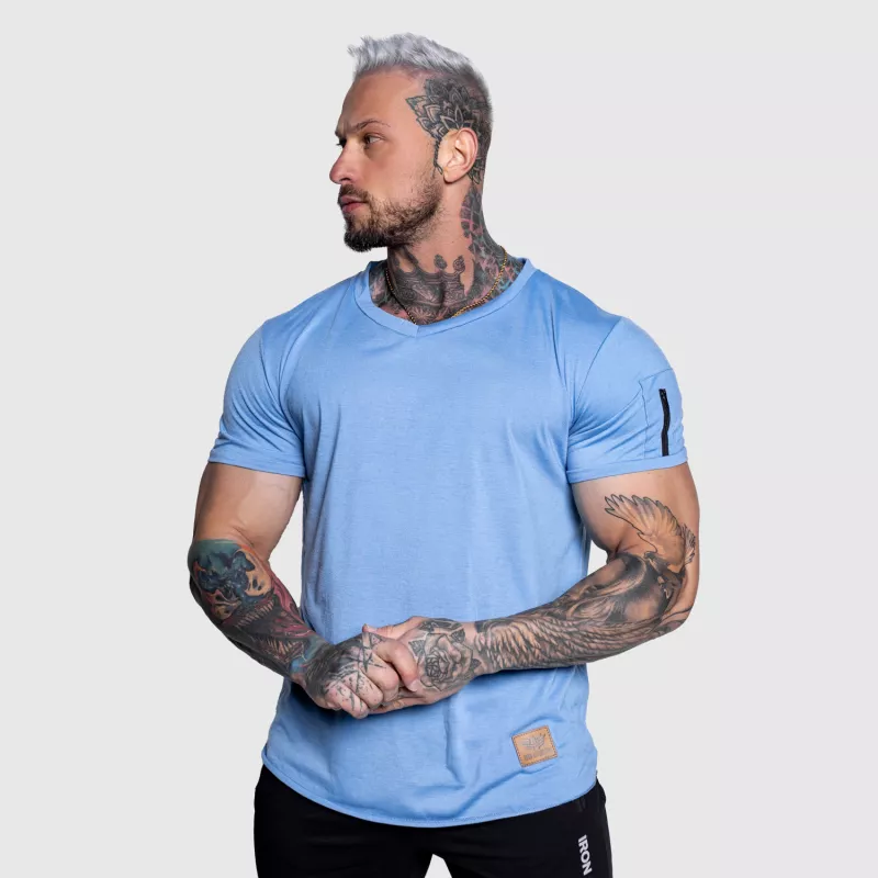 Pánské tričko Iron Aesthetics Stylish, modré-1