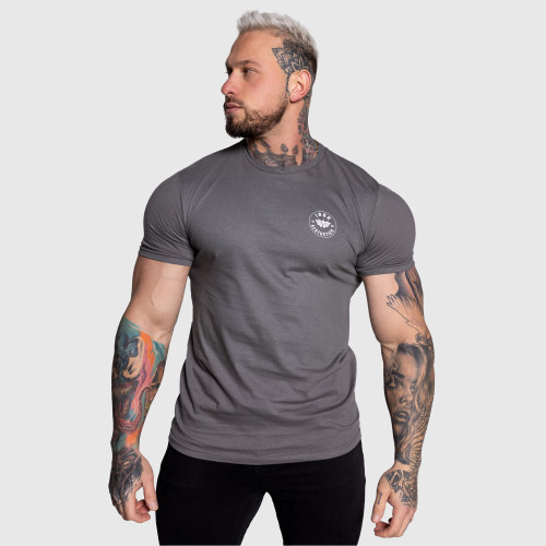 Pánské sportovní tričko Iron Aesthetics Circle, charcoal