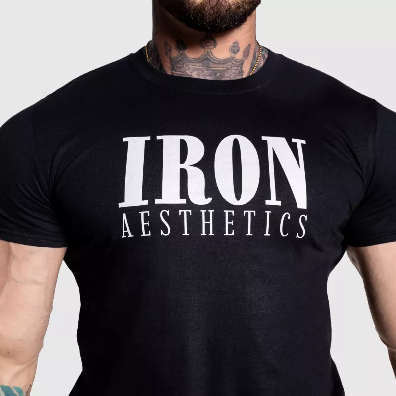 Pánské sportovní tričko Iron Aesthetics Urban, černé-2