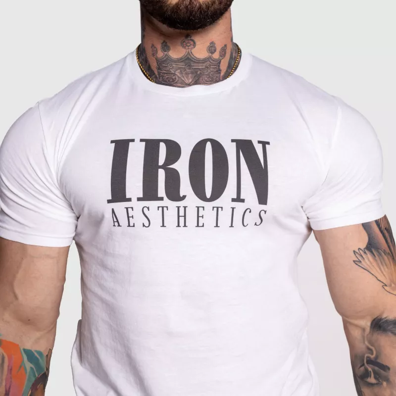 Pánské sportovní tričko Iron Aesthetics Urban, bílé-2