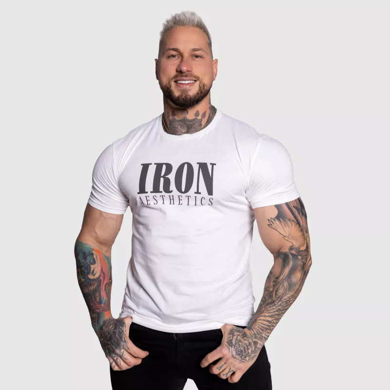 Pánské sportovní tričko Iron Aesthetics Urban, bílé-6