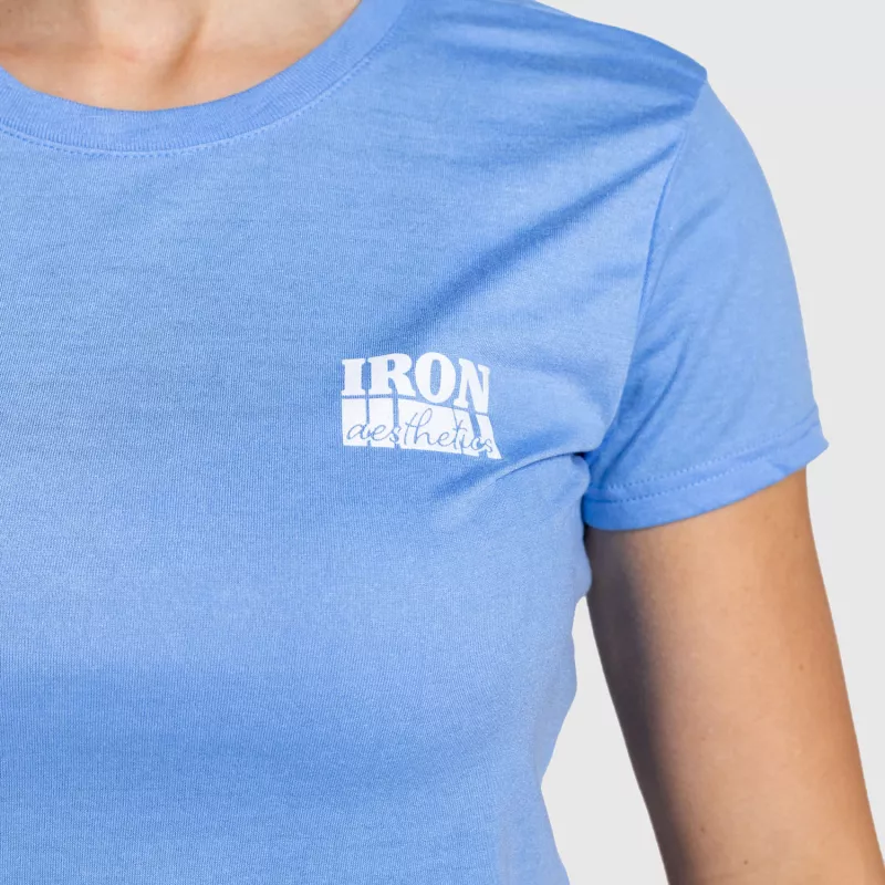 Dámské sportovní tričko Iron Aesthetics Bliss, modré-2