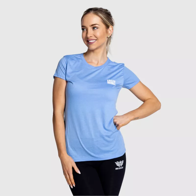 Dámské sportovní tričko Iron Aesthetics Bliss, modré-1