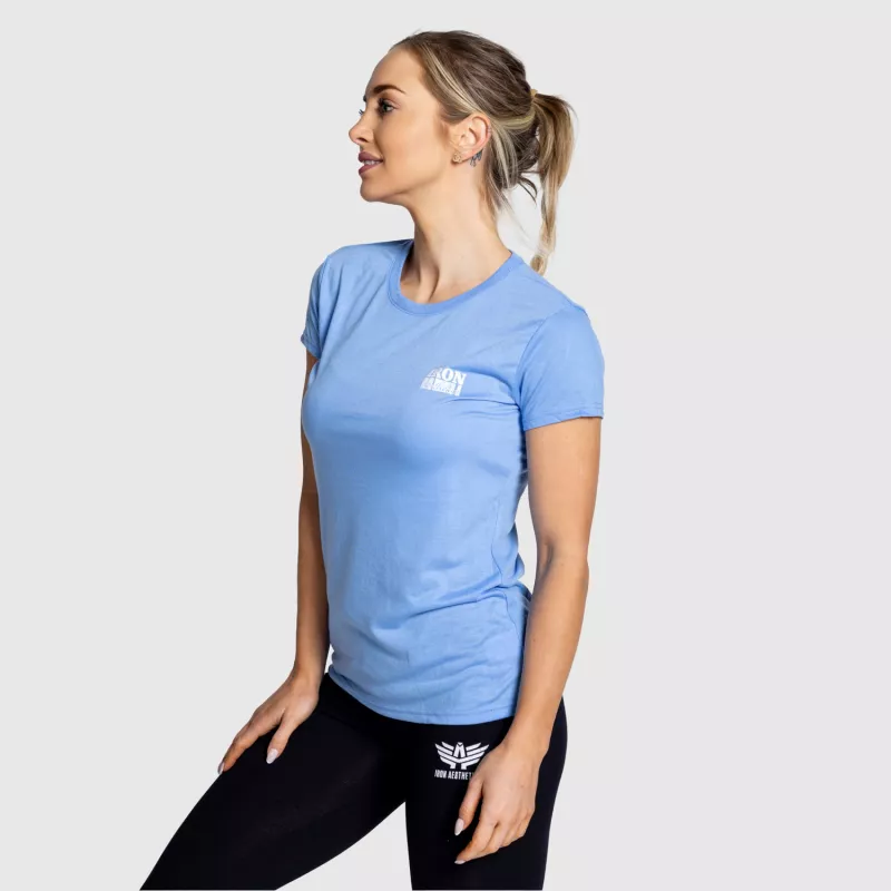 Dámské sportovní tričko Iron Aesthetics Bliss, modré-3