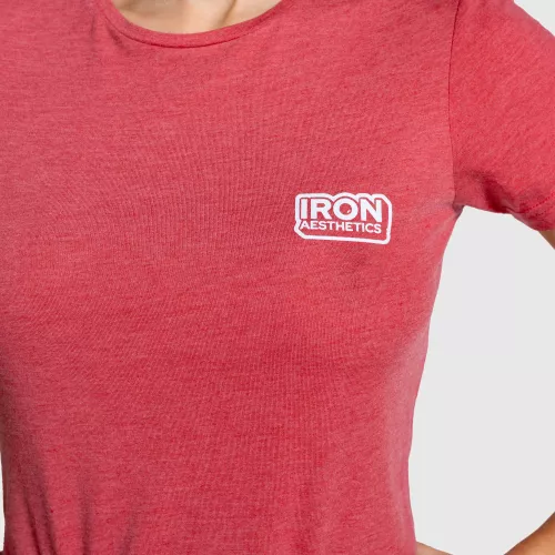 Dámské sportovní tričko Iron Aesthetics Lightness, červené