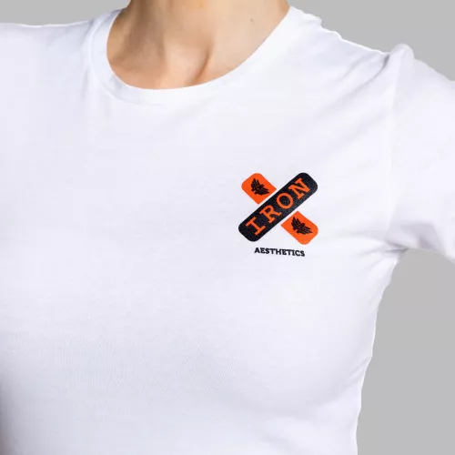 Dámské sportovní tričko Iron Aesthetics Release, bílé