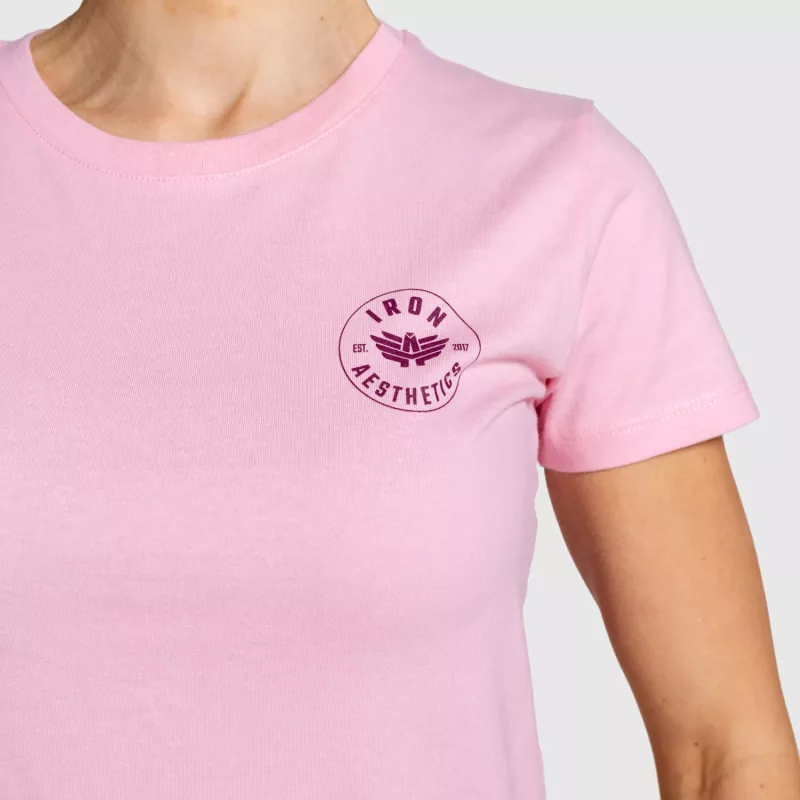 Dámské tričko Iron Aesthetics Loop, růžové-2