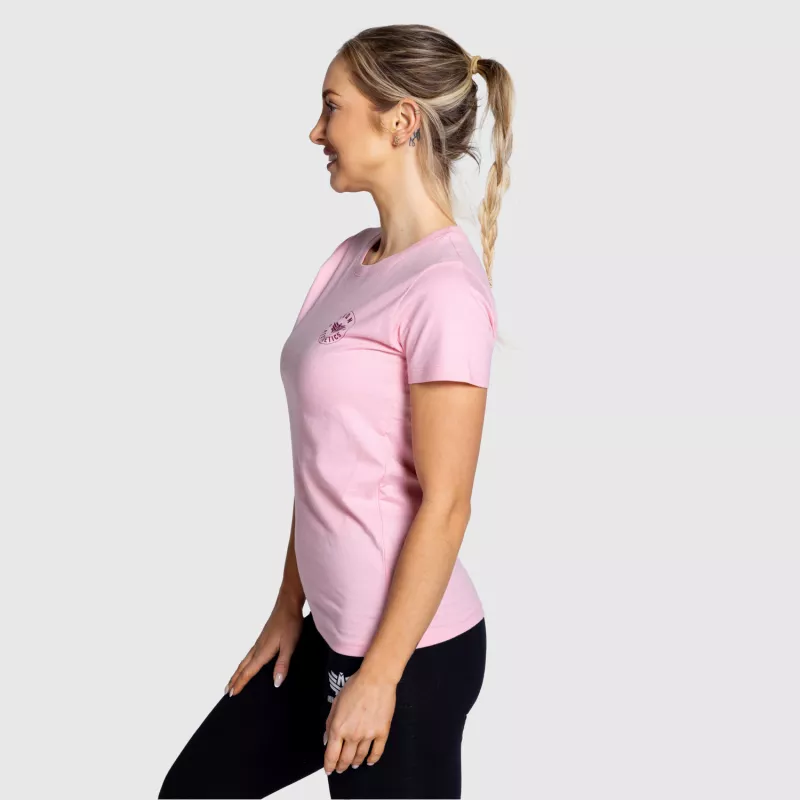 Dámské tričko Iron Aesthetics Loop, růžové-4