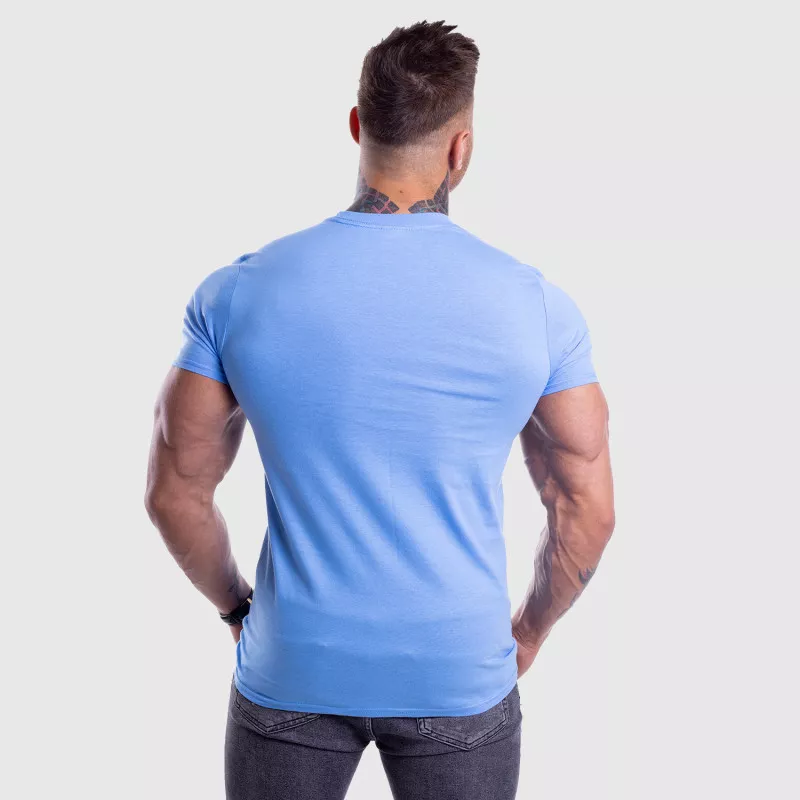 Pánské fitness tričko Iron Aesthetics Beast Mode Est. 2017, modré-5