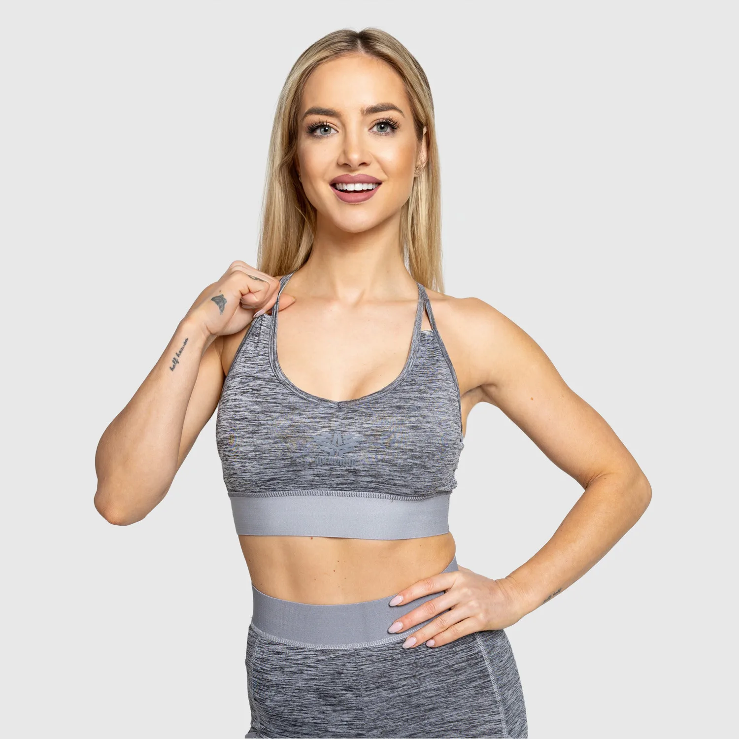 Sportovní podprsenka Iron Aesthetics Grande, šedá-1