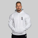 Pánska fitness mikina Iron Aesthetics Motive, biela