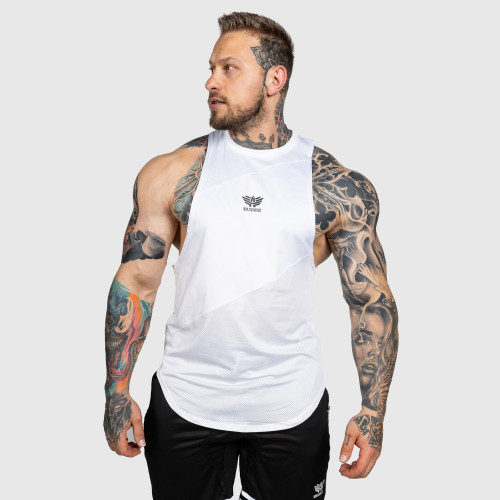 Tréninkové tílko Iron Aesthetics Gym Tank, bílé