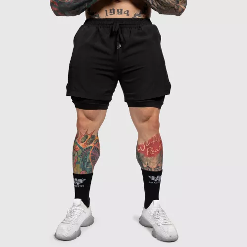 Funkční šortky SweatPro 2in1, černé