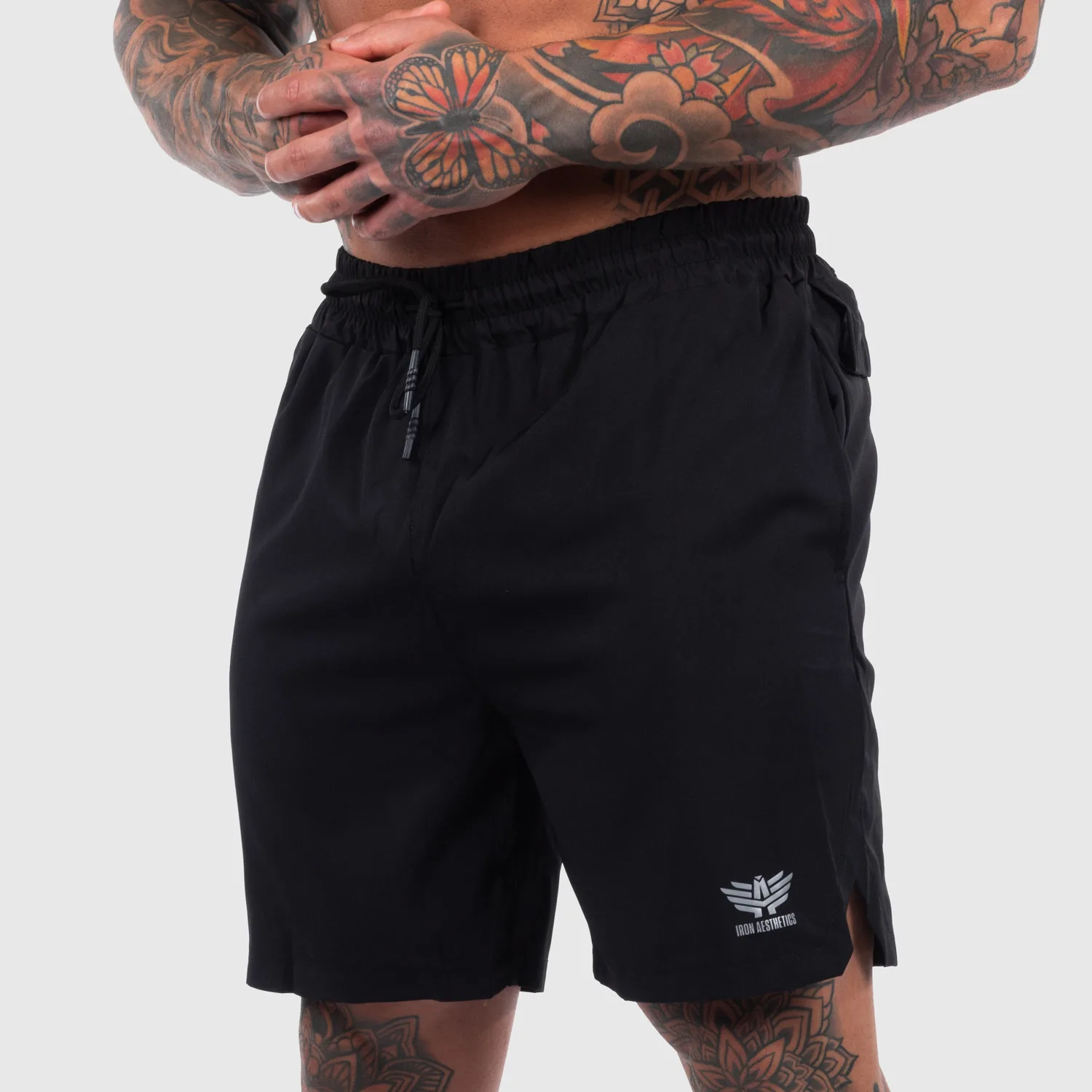 Sportovní šortky Iron Aesthetics Flashlight, černé-1