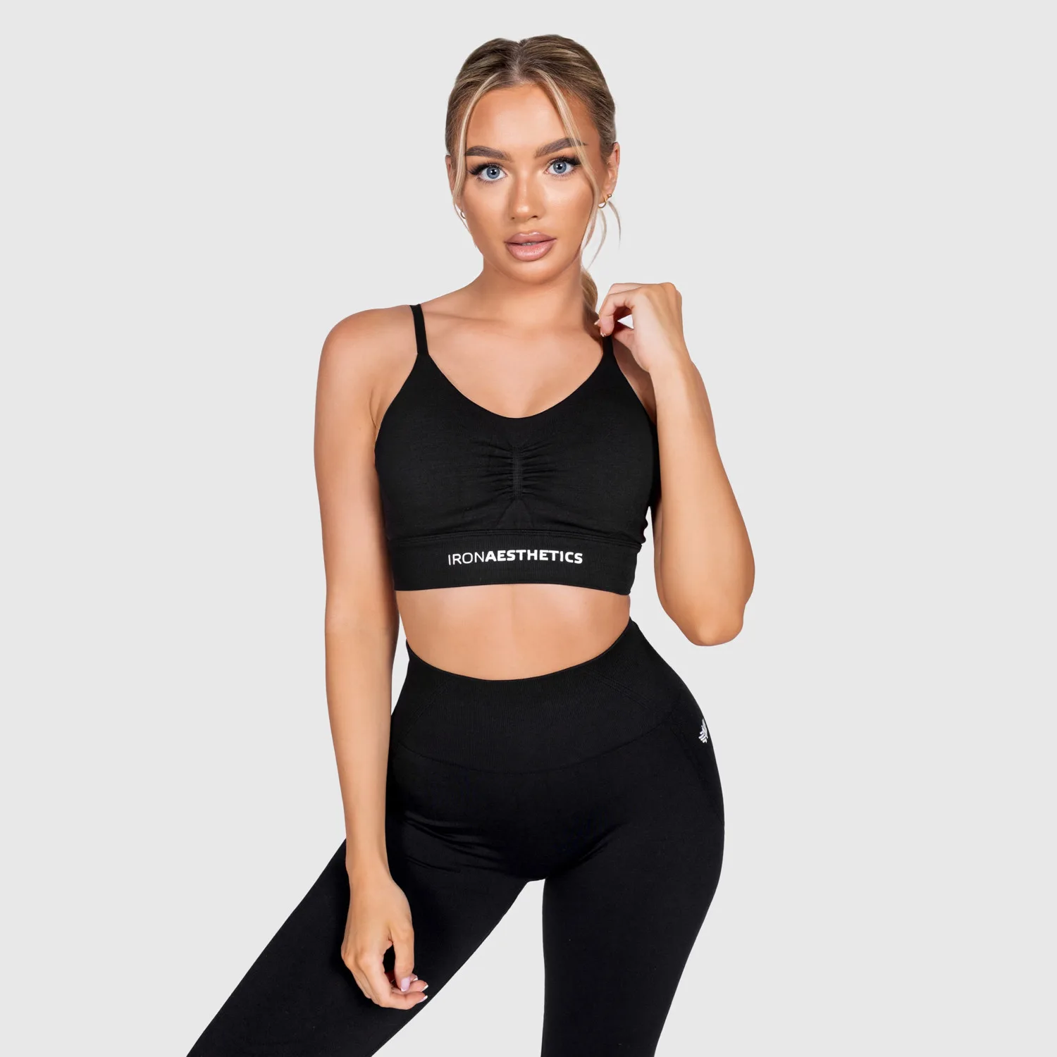 Sportovní podprsenka Iron Aesthetics Inspire, černá-1