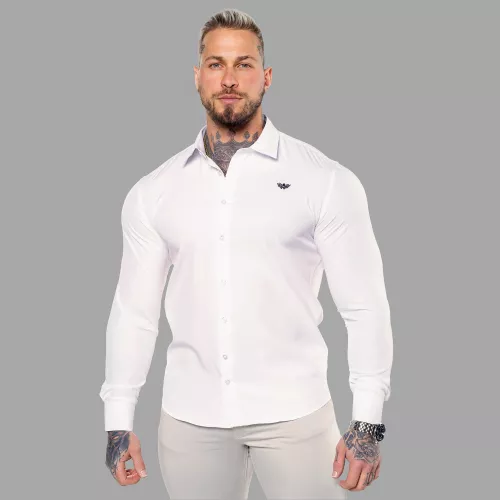 Strečová košile Iron Aesthetics Slim Stretch, natural