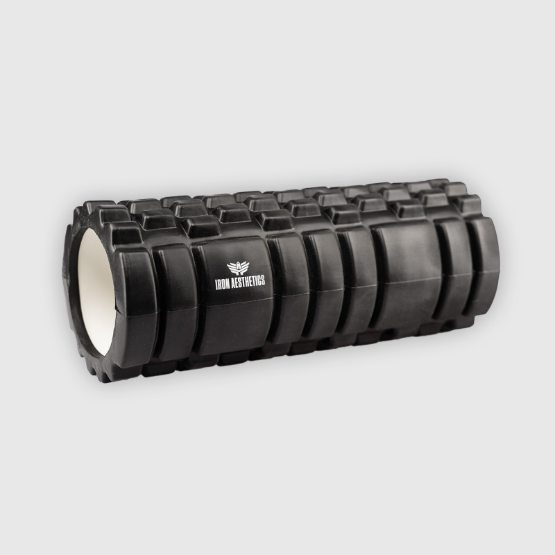 Masážní válec Iron Aesthetics Fitness Roller, černý