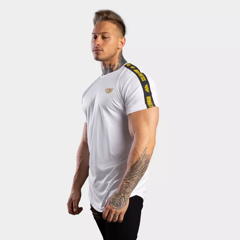 Pánské tričko Iron Aesthetics STRIPES, bílo-zlaté-8