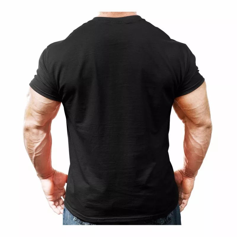 Kulturistické tričko IRON MAN, čierne-4