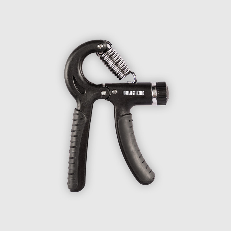 Posilovací pomůcka Iron Aesthetics Hand Grip, černá