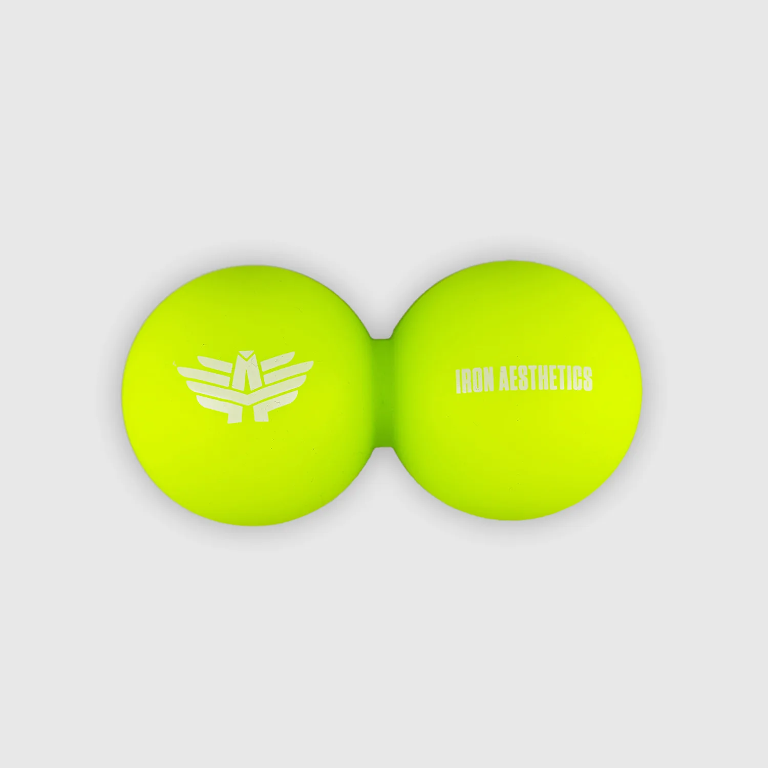 Masážní míček Iron Aesthetics DuoRoll Ball, zelený-1