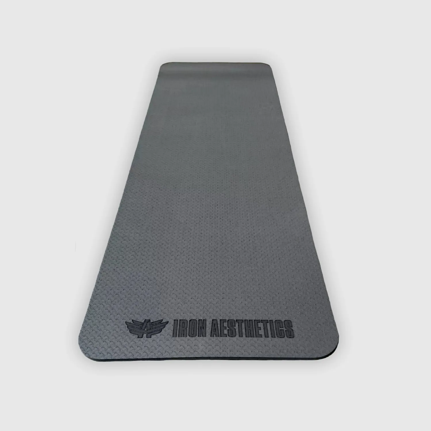 Podložka na cvičení Iron Aesthetics Yoga Mat, černá-1