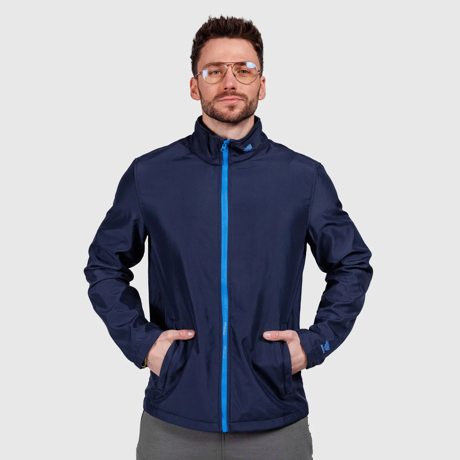 Softshellová bunda Iron Aesthetics Blaze, navy-1