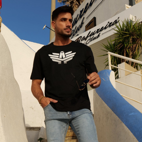 Pánské sportovní tričko Iron Aesthetics Break, černé