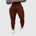 Pánske športové tepláky Iron Aesthetics Flexi, hnedé