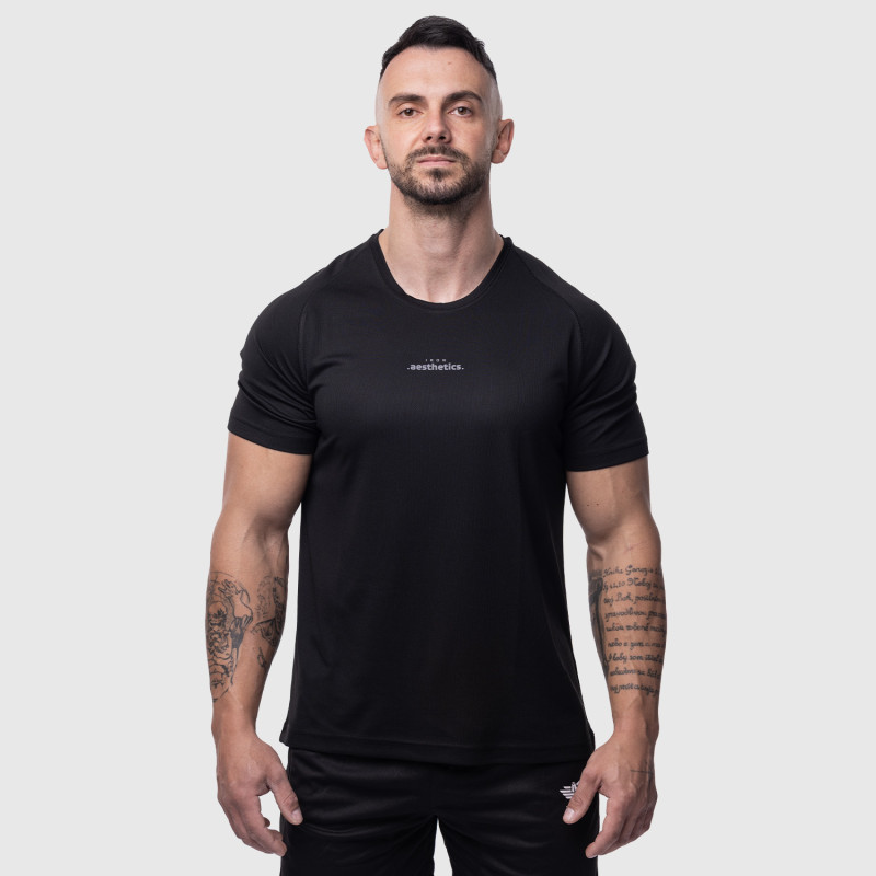 Pánske športové tričko Iron Aesthetics Training, čierne