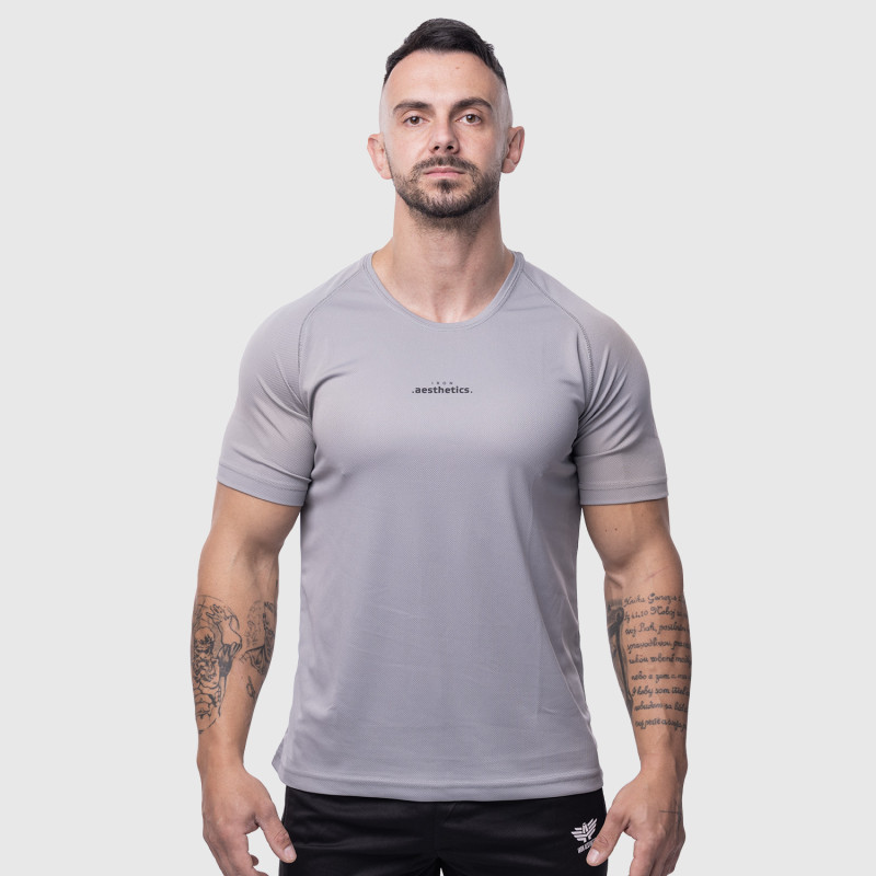 Pánske športové tričko Iron Aesthetics Training, sivé