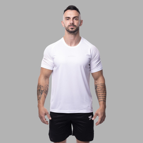Pánské sportovní tričko Iron Aesthetics Training, bílá