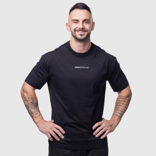 Oversized tričko Iron Aesthetics Vibe Tee, černé