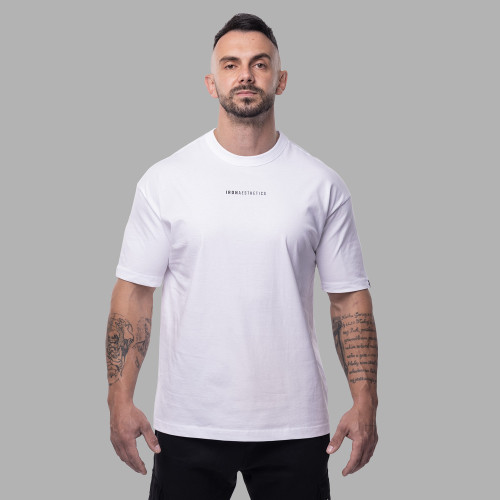 Oversized tričko Iron Aesthetics Vibe Tee, bílé