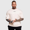 Oversize tričko Iron Aesthetics Major, béžové