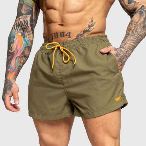 Pánské plavky Iron Aesthetics Beach Mode, zelené