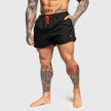 Pánske plavky Iron Aesthetics Beach Mode, čierne
