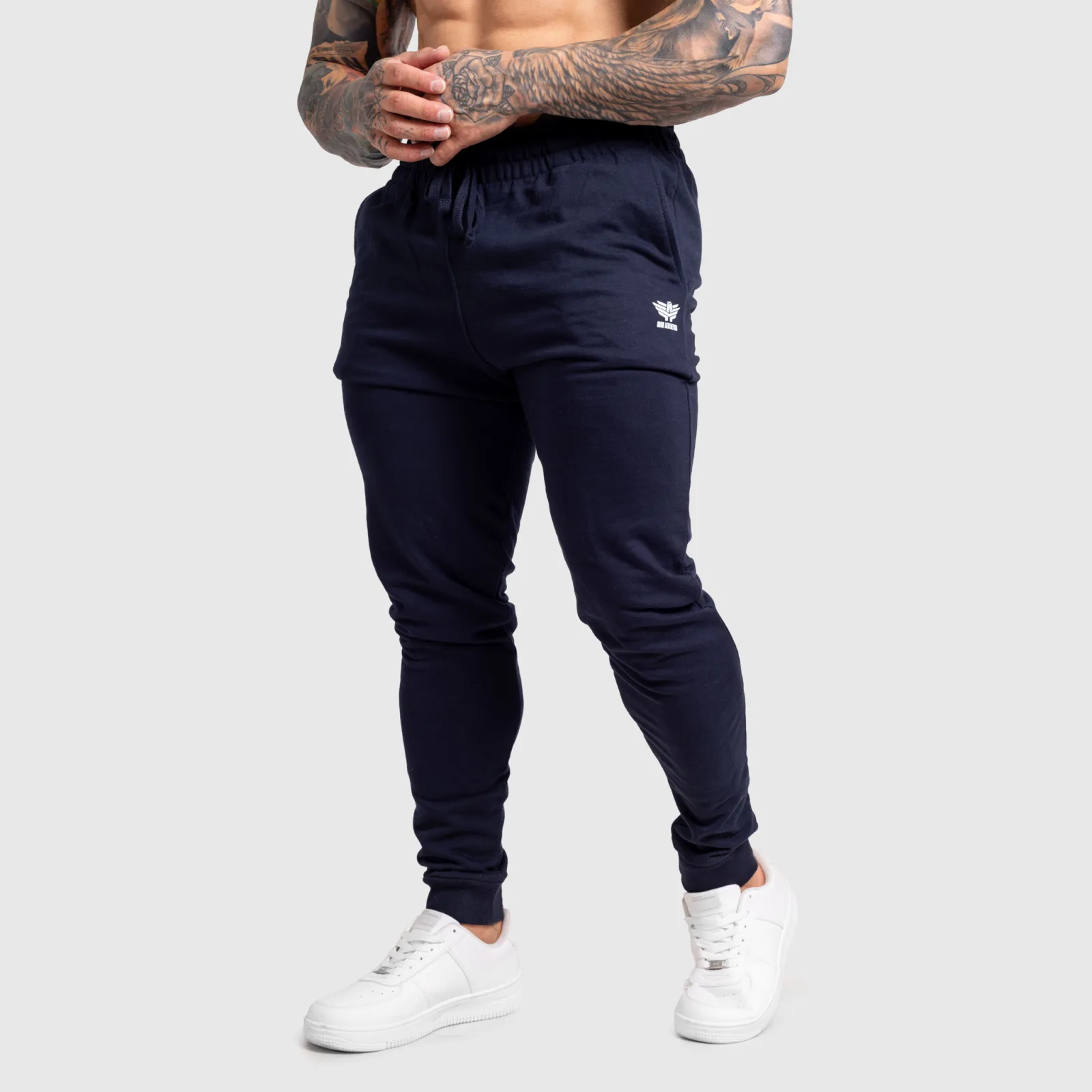 Pánské jogger tepláky Iron Aesthetics Snap, navy-1