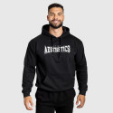 Mikina s kapucňou Iron Aesthetics Frontline, čierna