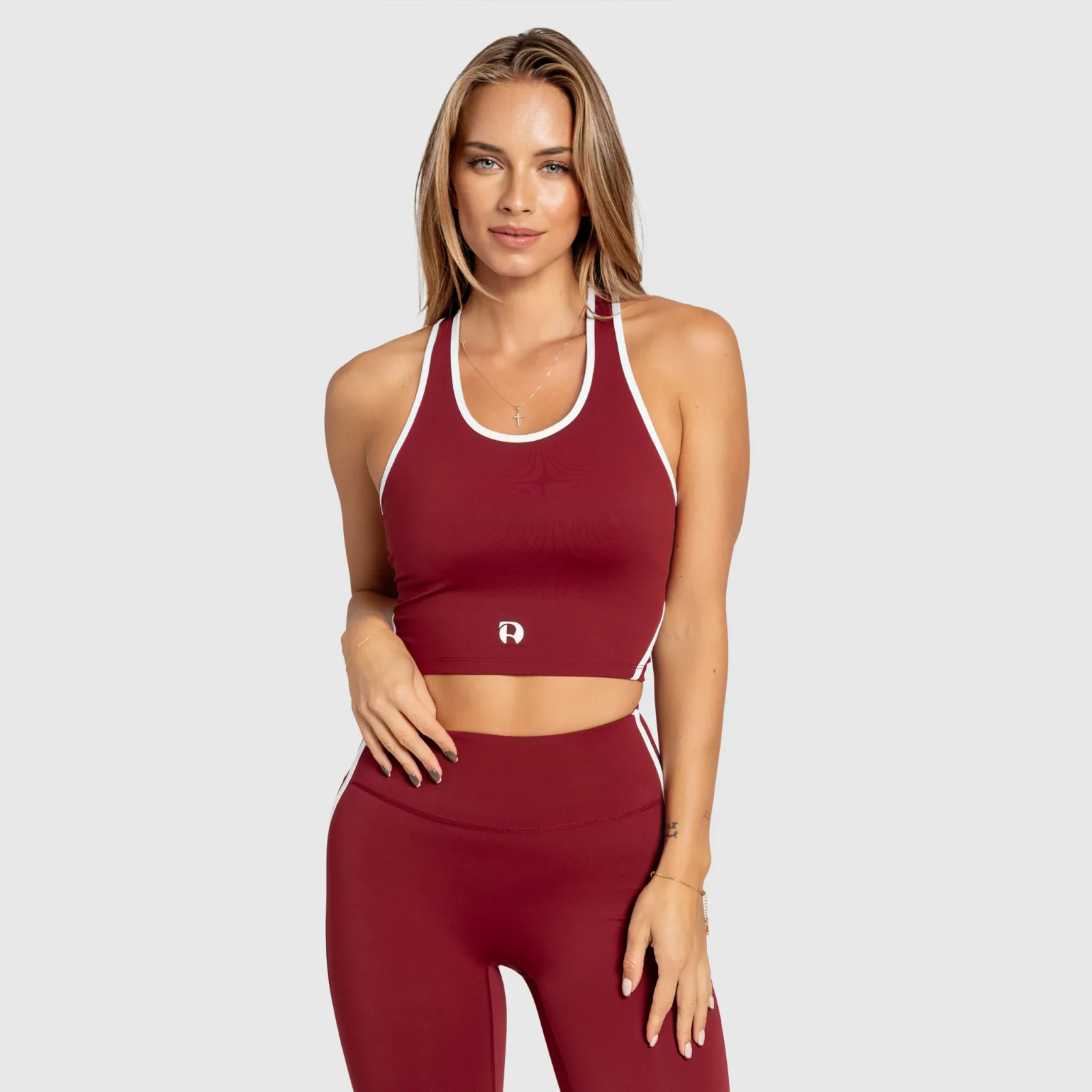 Dámská sportovní podprsenka Iron Aesthetics Define, bordová-1