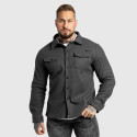 Pánska plstená košela Iron Aesthetics Felted, sivá