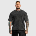Oversized tričko Iron Aesthetics Heritage, washed black