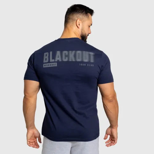Pánské tričko Iron Aesthetics Blackout, navy