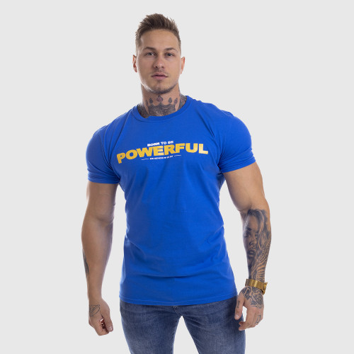 Ultrasoft tričko Iron Aesthetics Powerful, modré