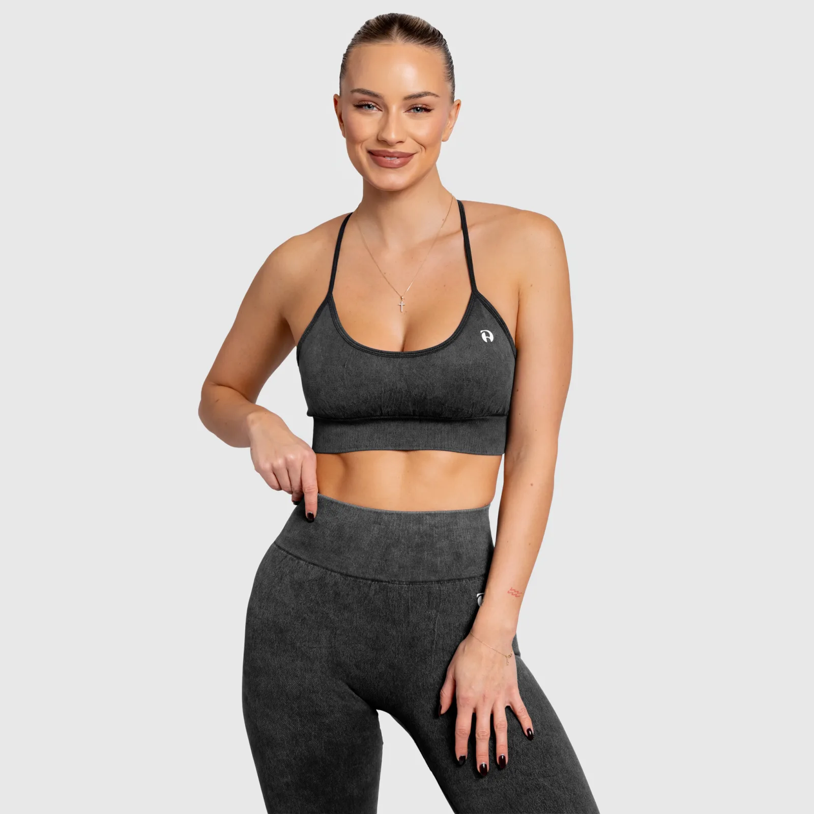 Dámská podprsenka Iron Aesthetics Faded, washed black-1