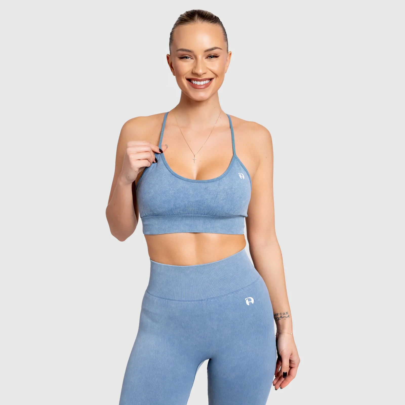 Dámská podprsenka Iron Aesthetics Faded, washed blue-1