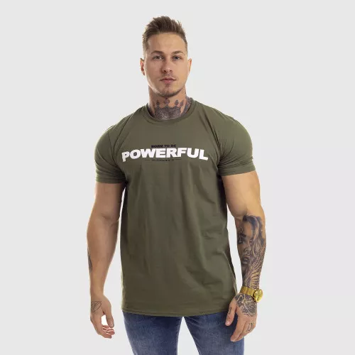 Ultrasoft tričko Iron Aesthetics Powerful, zelené