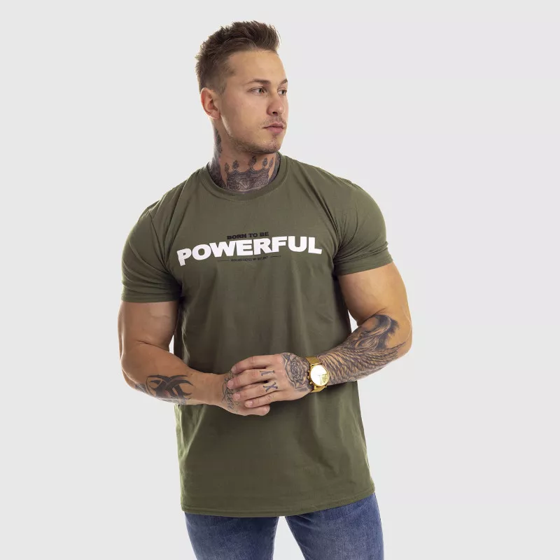 Ultrasoft tričko Iron Aesthetics Powerful, zelené-4